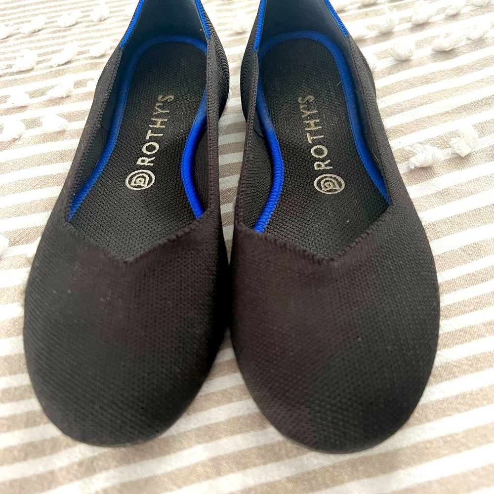 Rothy’s black flats size 9.5